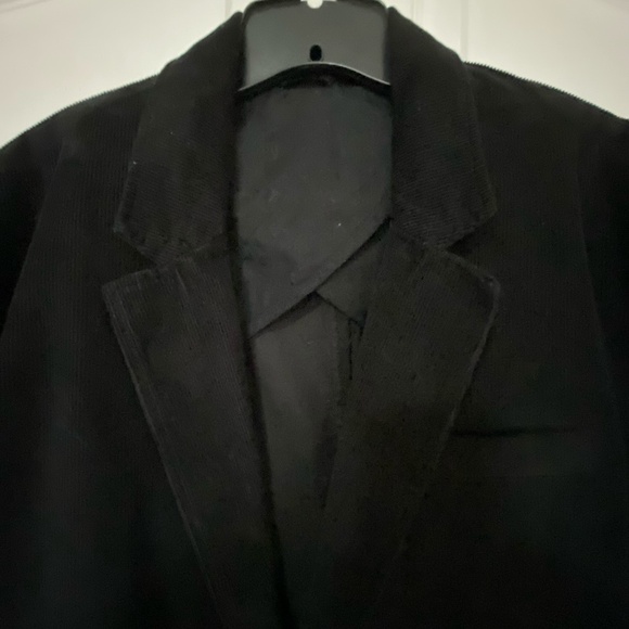 Old Navy Mens Black Cotton Corduroy XXXL/Tall Casual Work Blazer Jacket-XXXL/T - Picture 1 of 16